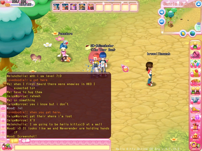 Illustration for article titled New Hello Kitty Online Screens